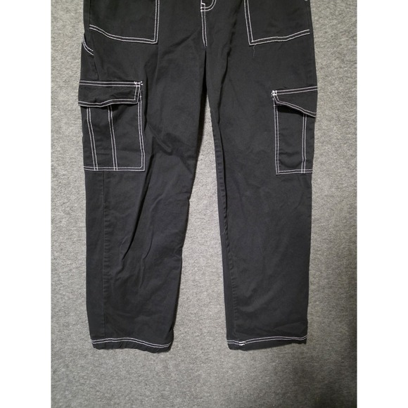 Refuge Womens Pants Large Goth Punk Whimsigoth Emo Fairy Grunge Cargo Edgy Rock - Picture 3 of 9